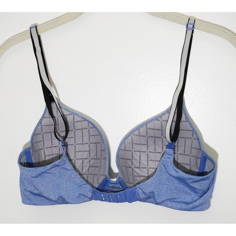 Victoria's Secret Perfect Shape Powder Blue Bra Underwire Full Coverage 34C - Picture 4 of 5